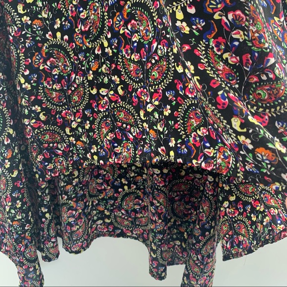 Westbound Multicolor Floral Paisley Print Kimono Top Size 2X - Picture 3 of 6
